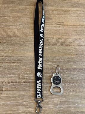 Metal Mulisha Lanyard & Bottle Opener Keychain